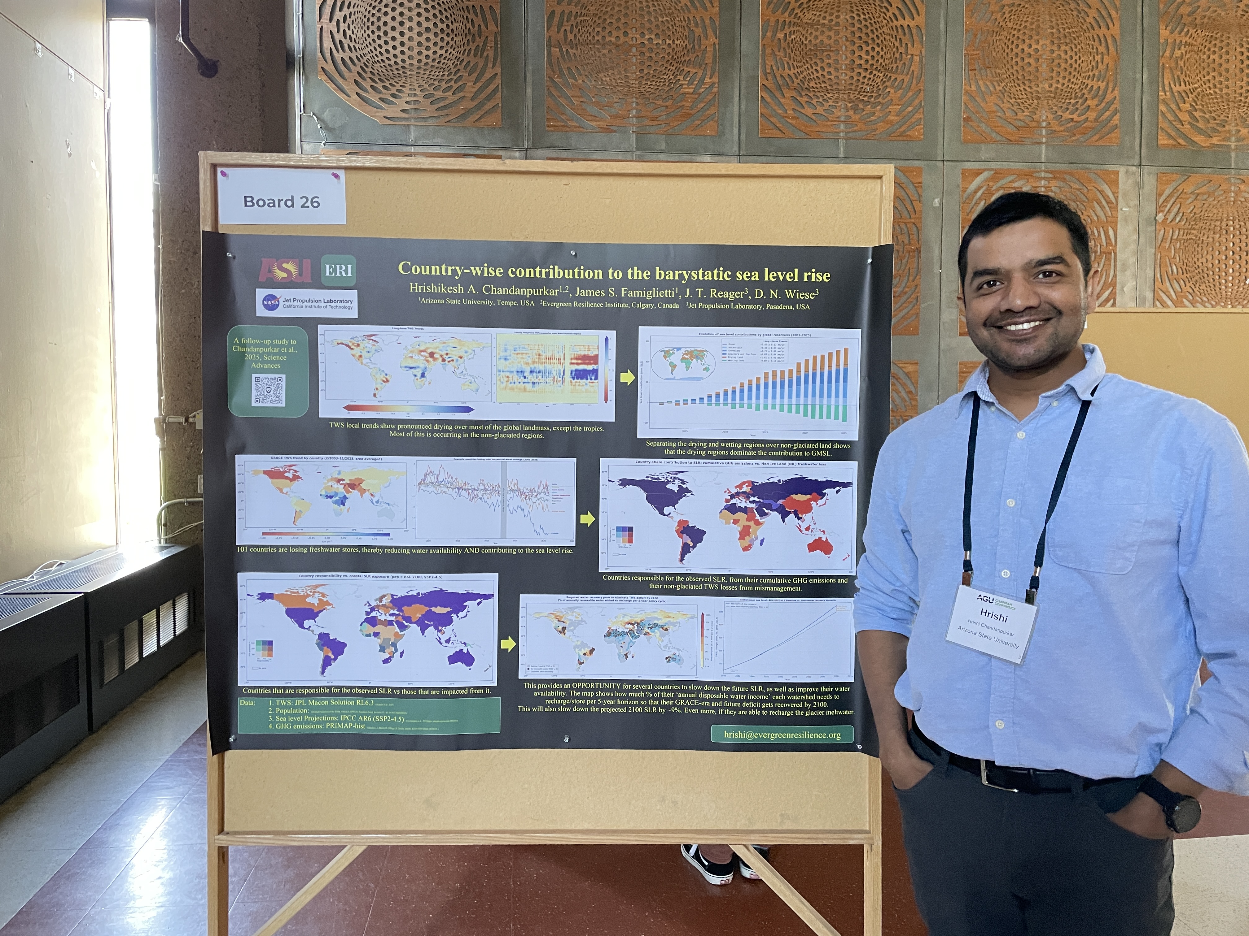 Presenting at the AGU Chapman Conference on Updating Usable Projections of Future Sea Level, Montreal, QC, Canada, 8-11 June 2026